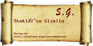 Steklács Gizella névjegykártya