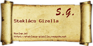 Steklács Gizella névjegykártya